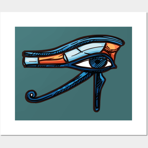 Eye of Horus Wall Art by NewWorldIsHere